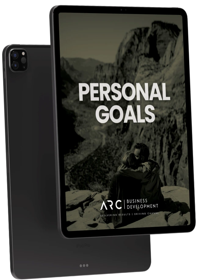 andrew redding's goal setting worksheet for setting personal goals